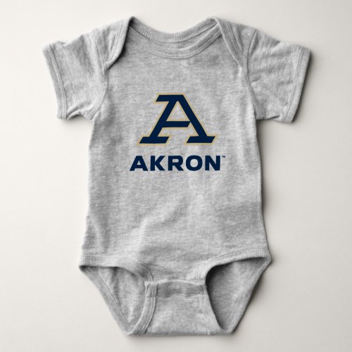 University of Akron  A Akron Baby Bodysuit