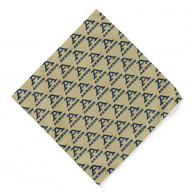 University of Akron | A Akron Bandana (Front)