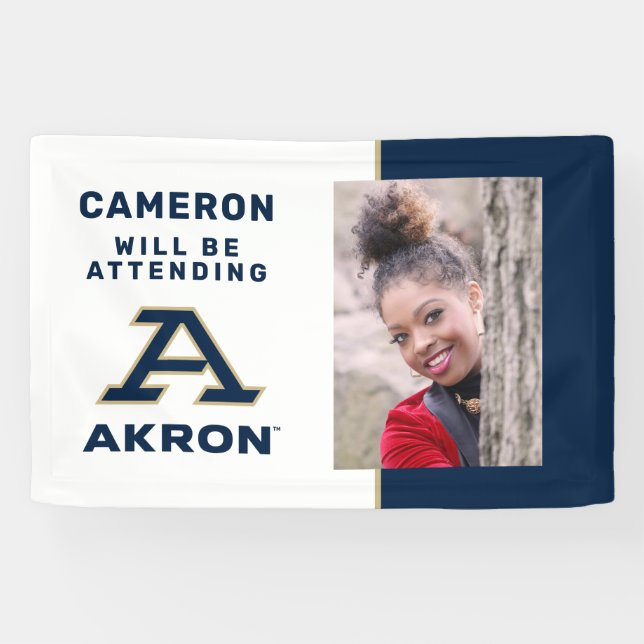 University of Akron | A Akron Banner (Horizontal)