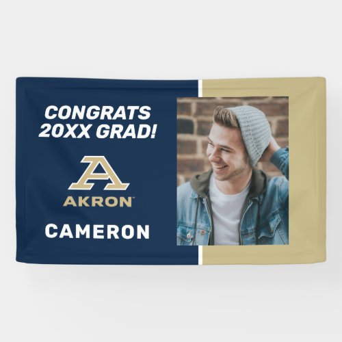 University of Akron  A Akron Banner