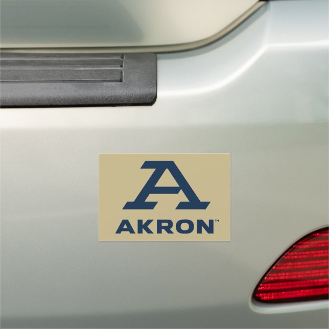 University of Akron | A Akron Car Magnet (In Situ)