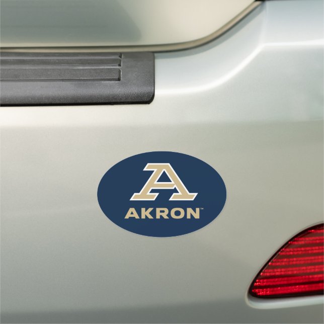 University of Akron | A Akron Car Magnet (In Situ)