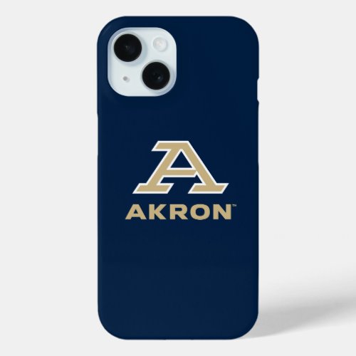 University of Akron  A Akron iPhone 15 Case