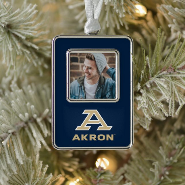 University of Akron | A Akron Christmas Ornament (Tree)