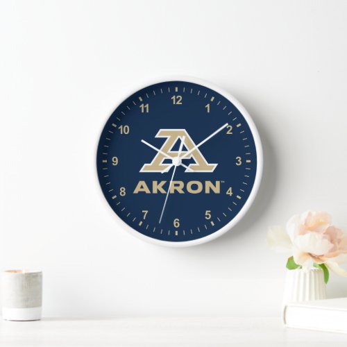 University of Akron  A Akron Clock