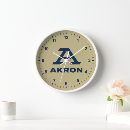 University of Akron  A Akron Clock