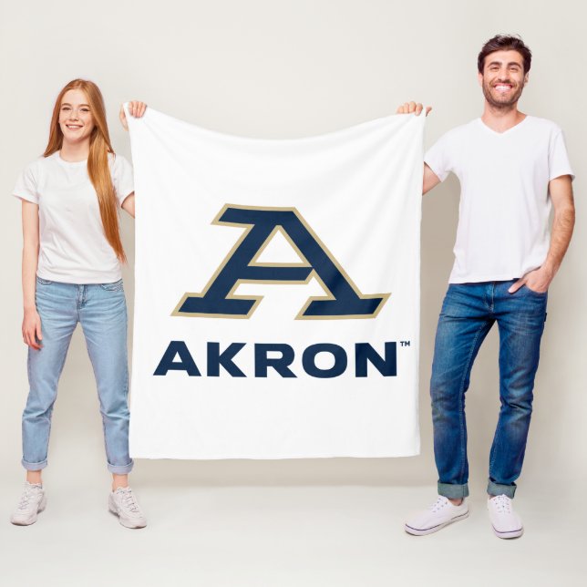 University of Akron | A Akron Fleece Blanket (In Situ)