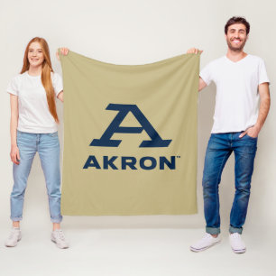 University of Akron A Akron Fleece Blanket