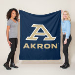University Of Akron | A Akron Fleece Blanket at Zazzle