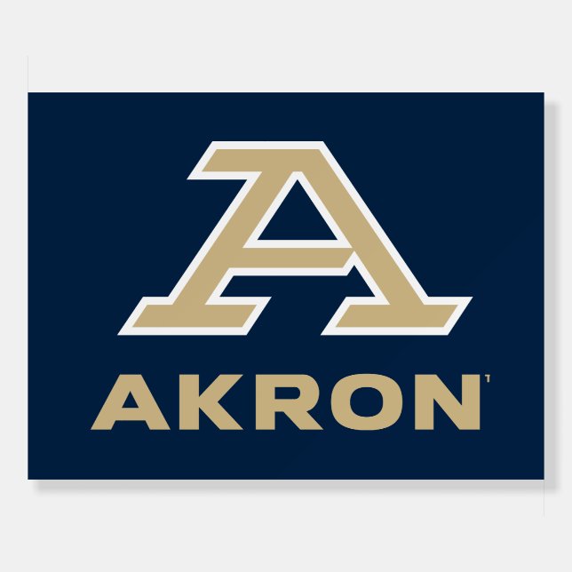 University of Akron | A Akron Foam Board (Front)