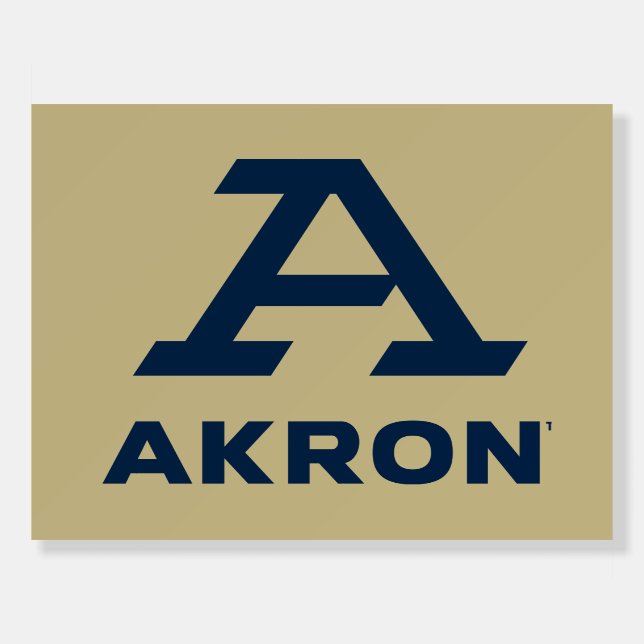 University of Akron | A Akron Foam Board (Front)
