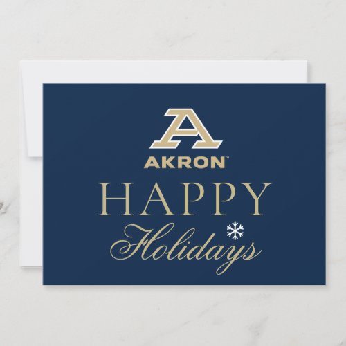 University of Akron  A Akron Holiday Card