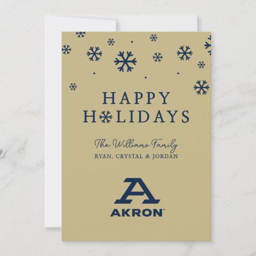 University of Akron  A Akron Holiday Card