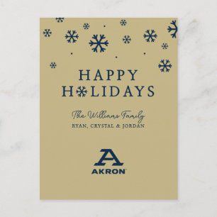 University of Akron A Akron Holiday Postcard