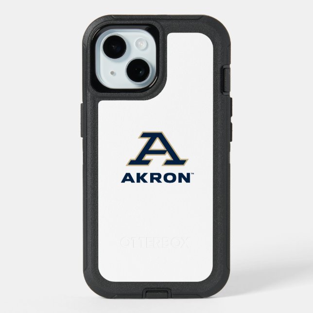 University of Akron | A Akron iPhone 15 Case (Back)