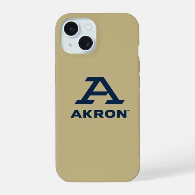 University of Akron | A Akron iPhone 15 Case (Back)