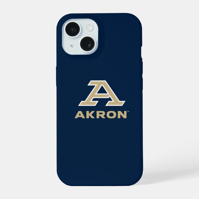 University of Akron | A Akron iPhone 15 Case (Back)