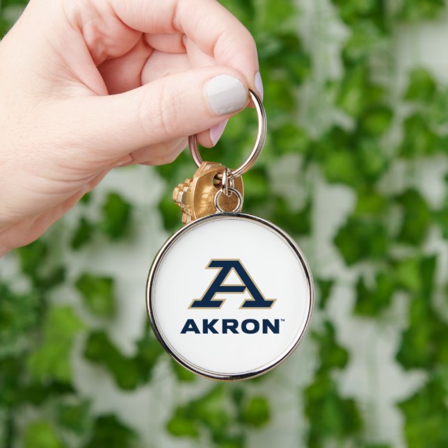 University of Akron | A Akron Keychain (Hand)