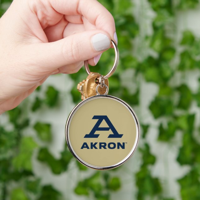University of Akron | A Akron Keychain (Hand)