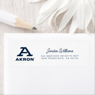 University of Akron   A Akron Label