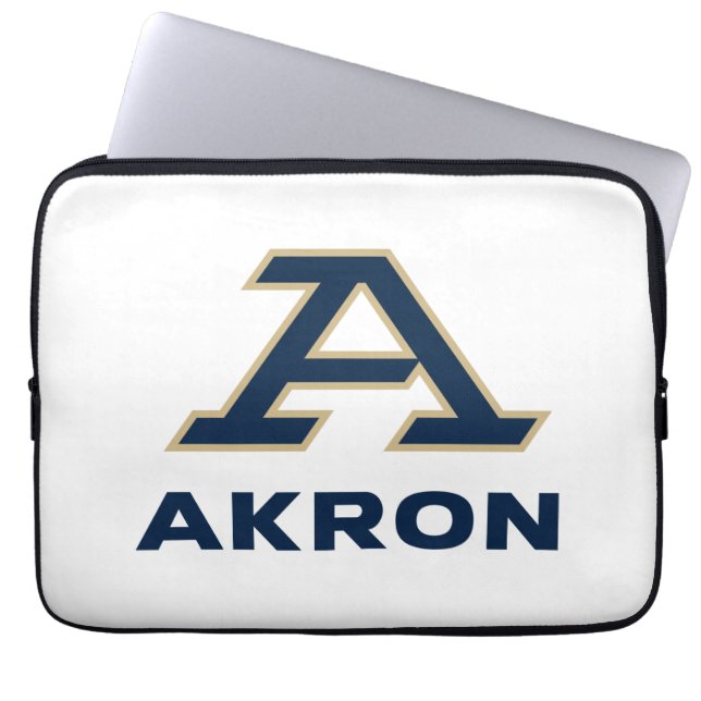 University of Akron | A Akron Laptop Sleeve (Front)