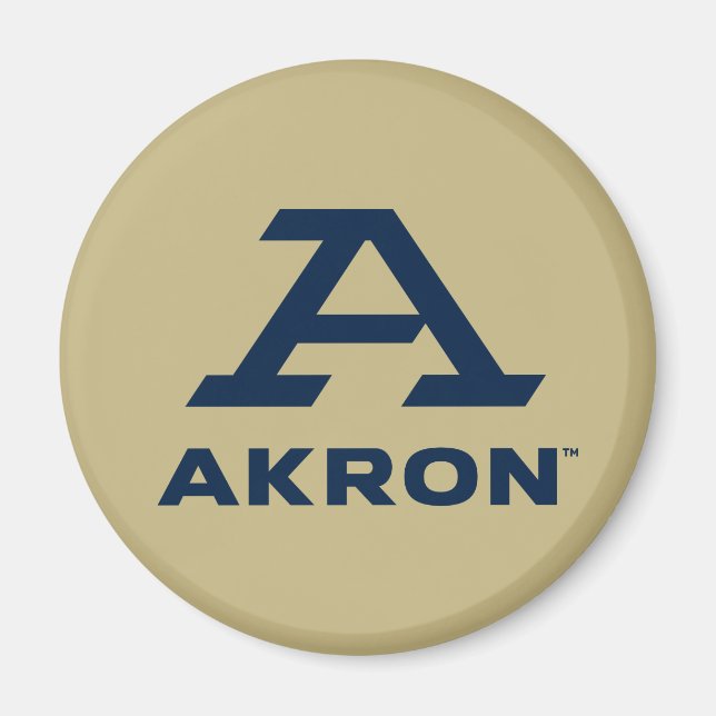 University of Akron | A Akron Magnet (Front)
