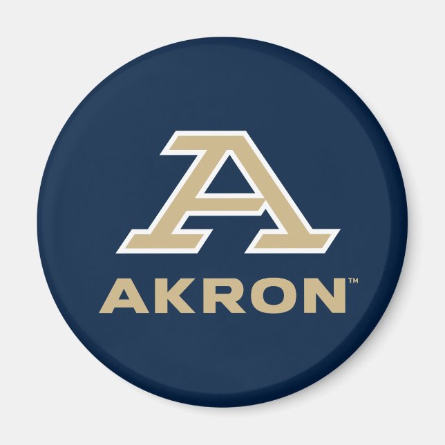 University of Akron | A Akron Magnet (Front)
