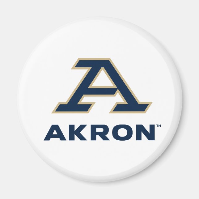 University of Akron | A Akron Magnet (Front)