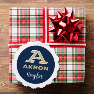 University of Akron A Akron Ornament Card