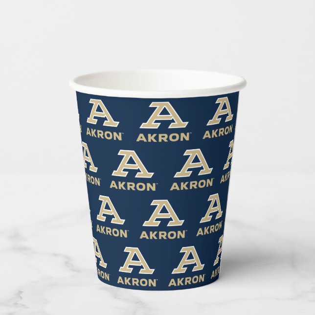 University of Akron | A Akron Paper Cups (Back)
