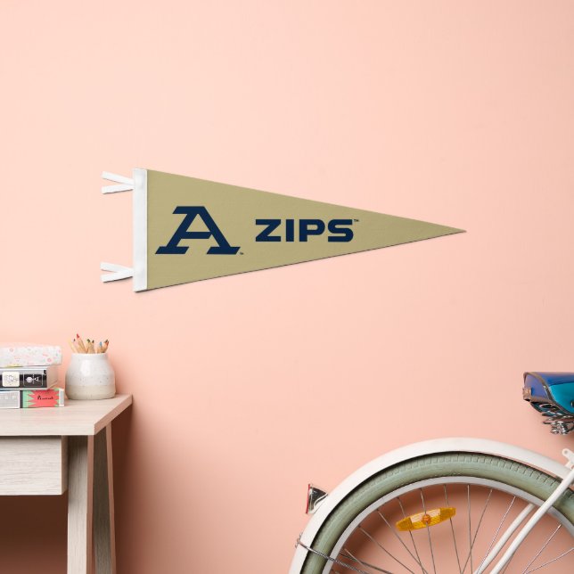 University of Akron | A Akron Pennant Flag (Front)