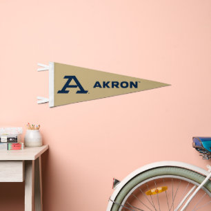 University of Akron A Akron Pennant Flag