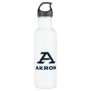 University of Akron   A Akron Stainless Steel Water Bottle