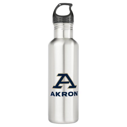 University of Akron  A Akron Stainless Steel Water Bottle