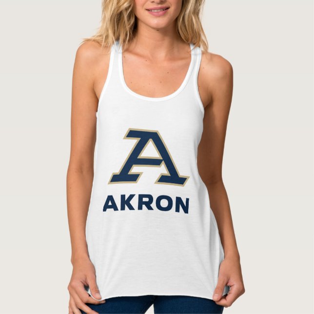 University of Akron | A Akron Tank Top (Front)