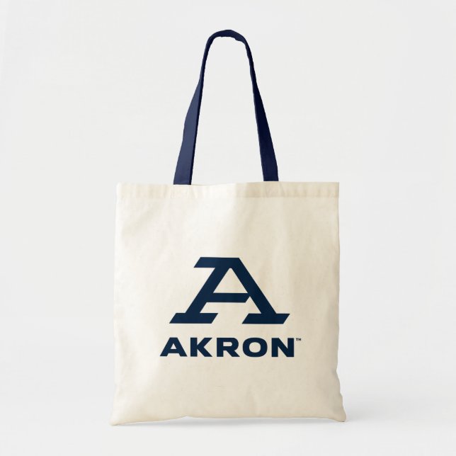 University of Akron | A Akron Tote Bag (Front)