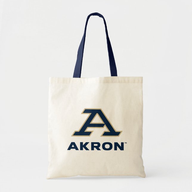 University of Akron | A Akron Tote Bag (Front)