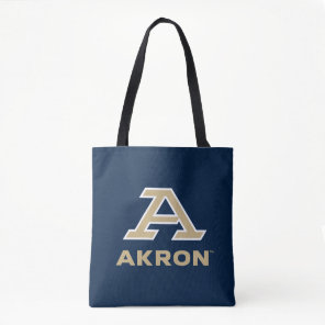 University of Akron | A Akron Tote Bag