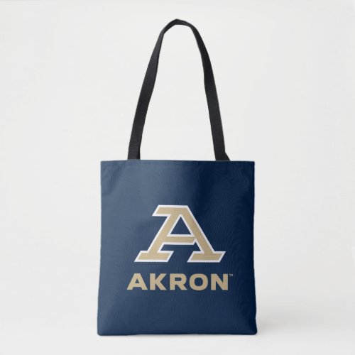 University of Akron  A Akron Tote Bag
