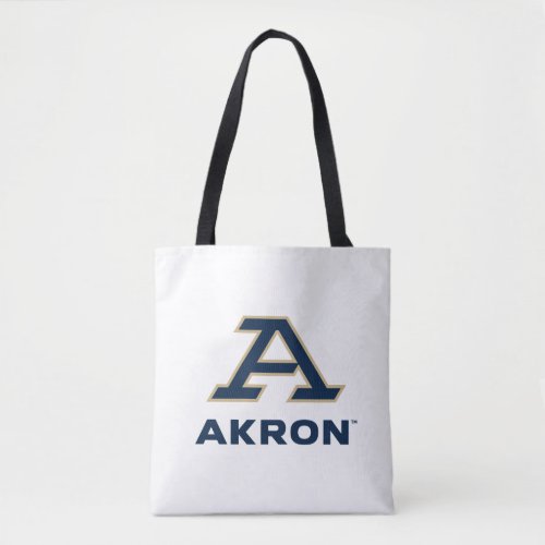 University of Akron  A Akron Tote Bag