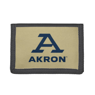 University of Akron   A Akron Trifold Wallet