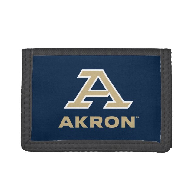 University of Akron | A Akron Trifold Wallet (Front)