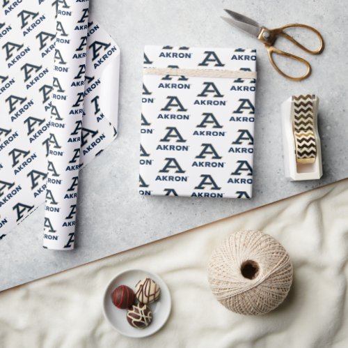 University of Akron  A Akron Wrapping Paper