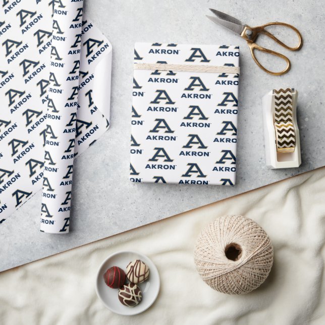 University of Akron | A Akron Wrapping Paper (Crafts)