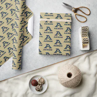 University of Akron | A Akron Wrapping Paper