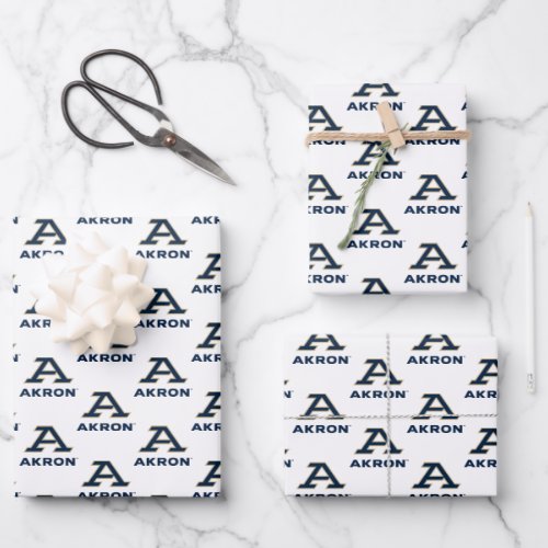 University of Akron  A Akron Wrapping Paper Sheets