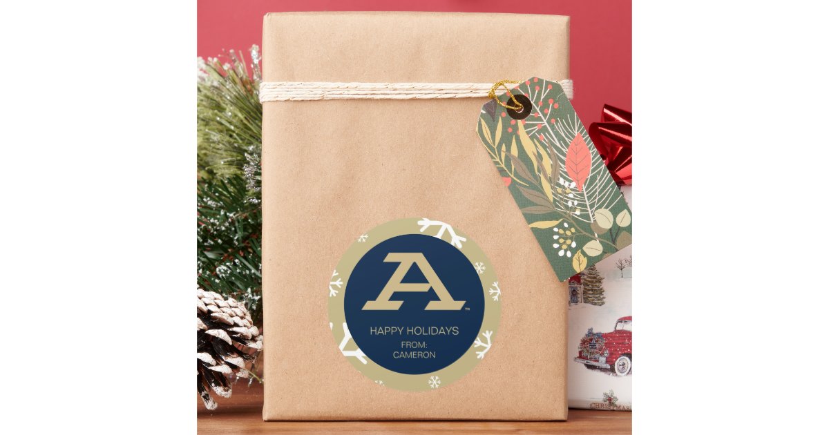 University of Akron | A Classic Round Sticker | Zazzle