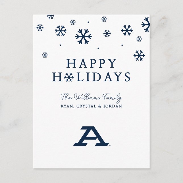 University of Akron | A Holiday Postcard (Front)