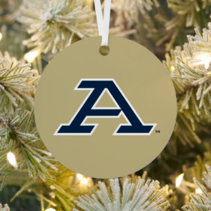 University of Akron A Metal Ornament
