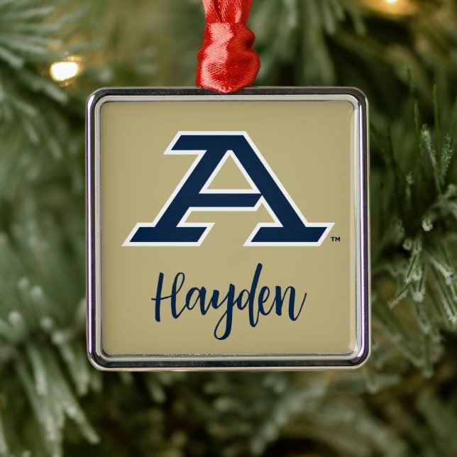 University of Akron | A Metal Ornament (Tree)